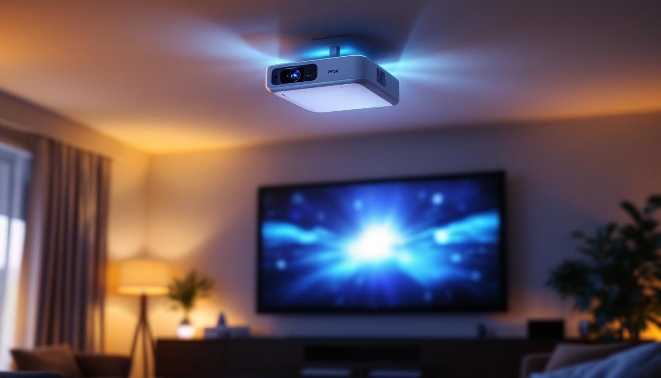 Découvrez pourquoi le vidéoprojecteur Epson Wi-Fi est le meilleur choix pour votre cinéma à domicile