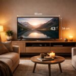 Choisir la bonne dimension d&rsquo;une TV 43 pouces : longueur et largeur pour se sentir au cinéma chez soi