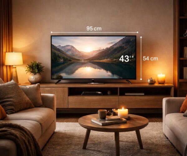 Choisir la bonne dimension d&rsquo;une TV 43 pouces : longueur et largeur pour se sentir au cinéma chez soi
