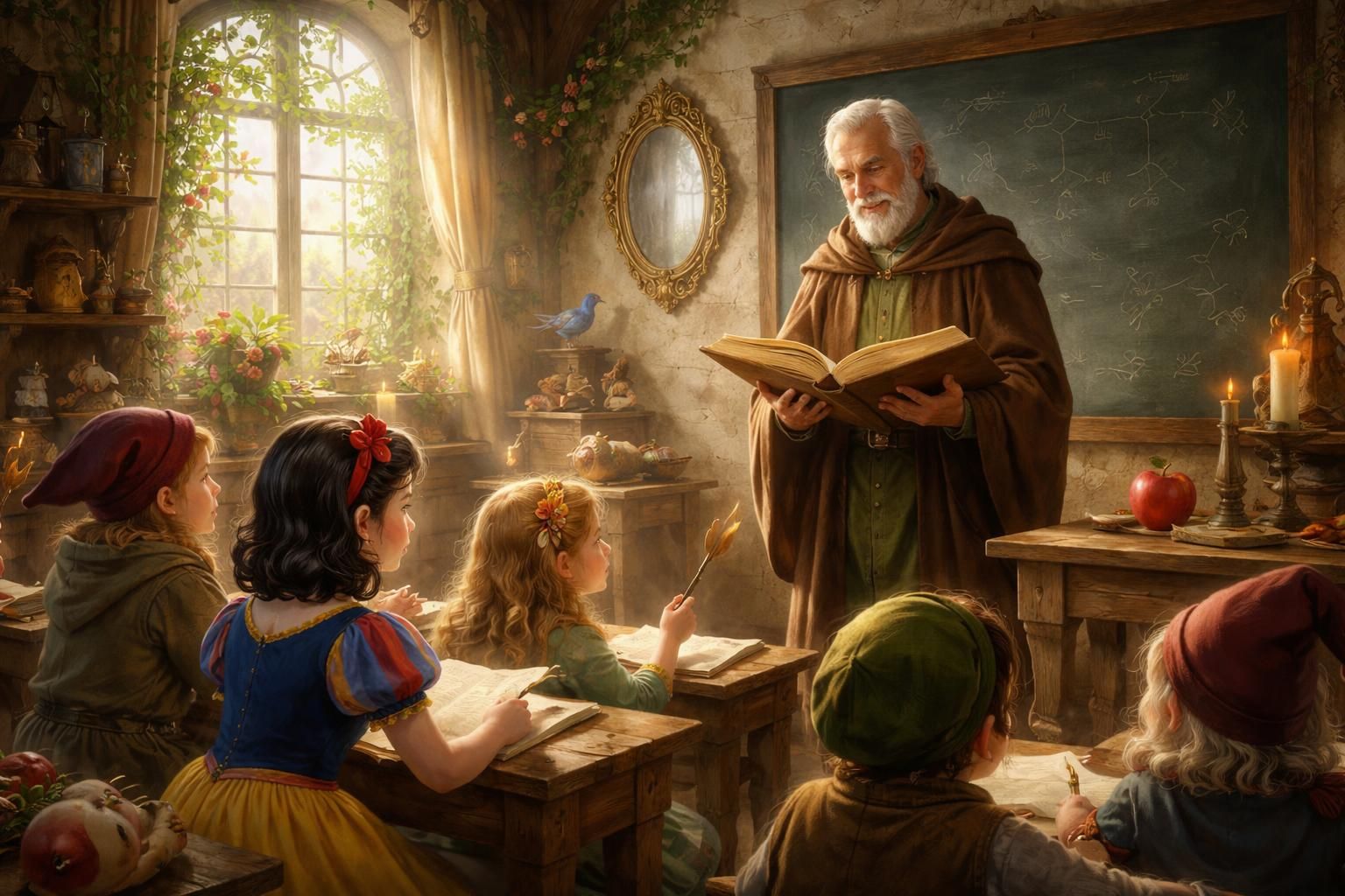 Le rôle du prof dans Blanche Neige : analyse des personnages éducatifs dans les contes