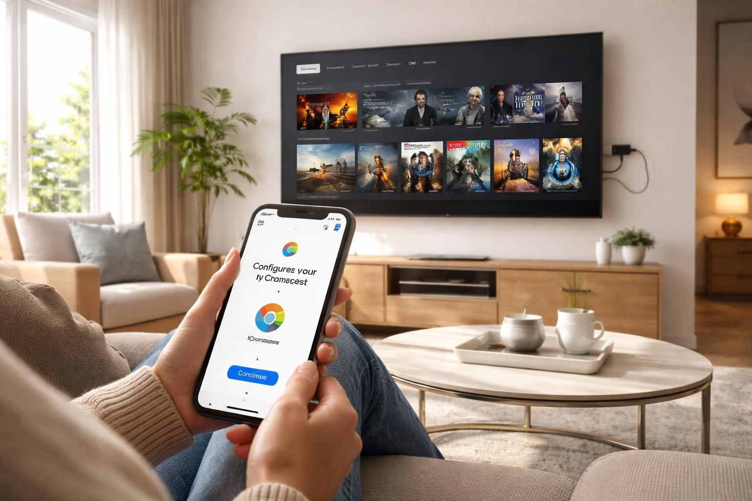 Setup Chrome Chromecast com : Transformez votre salon en espace de divertissement