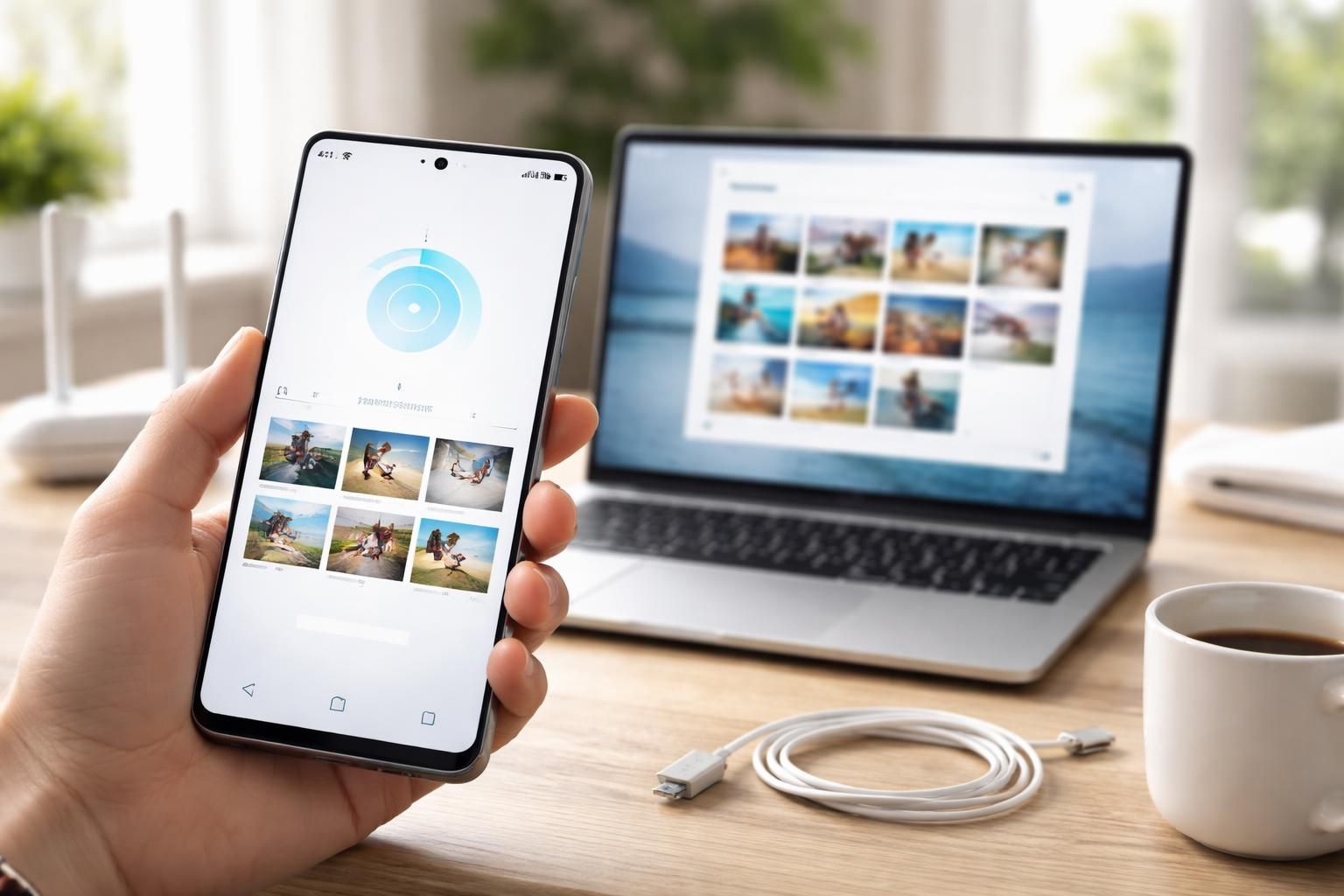 Un guide détaillé sur comment transférer des photos de Samsung à PC en Wifi