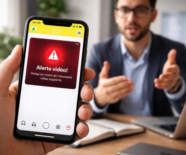 Explication de l&rsquo;alerte vidéo rouge sur Snapchat