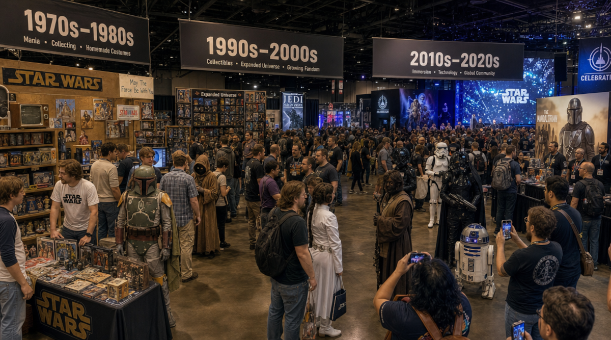 L&rsquo;évolution des conventions Star Wars à travers les décennies