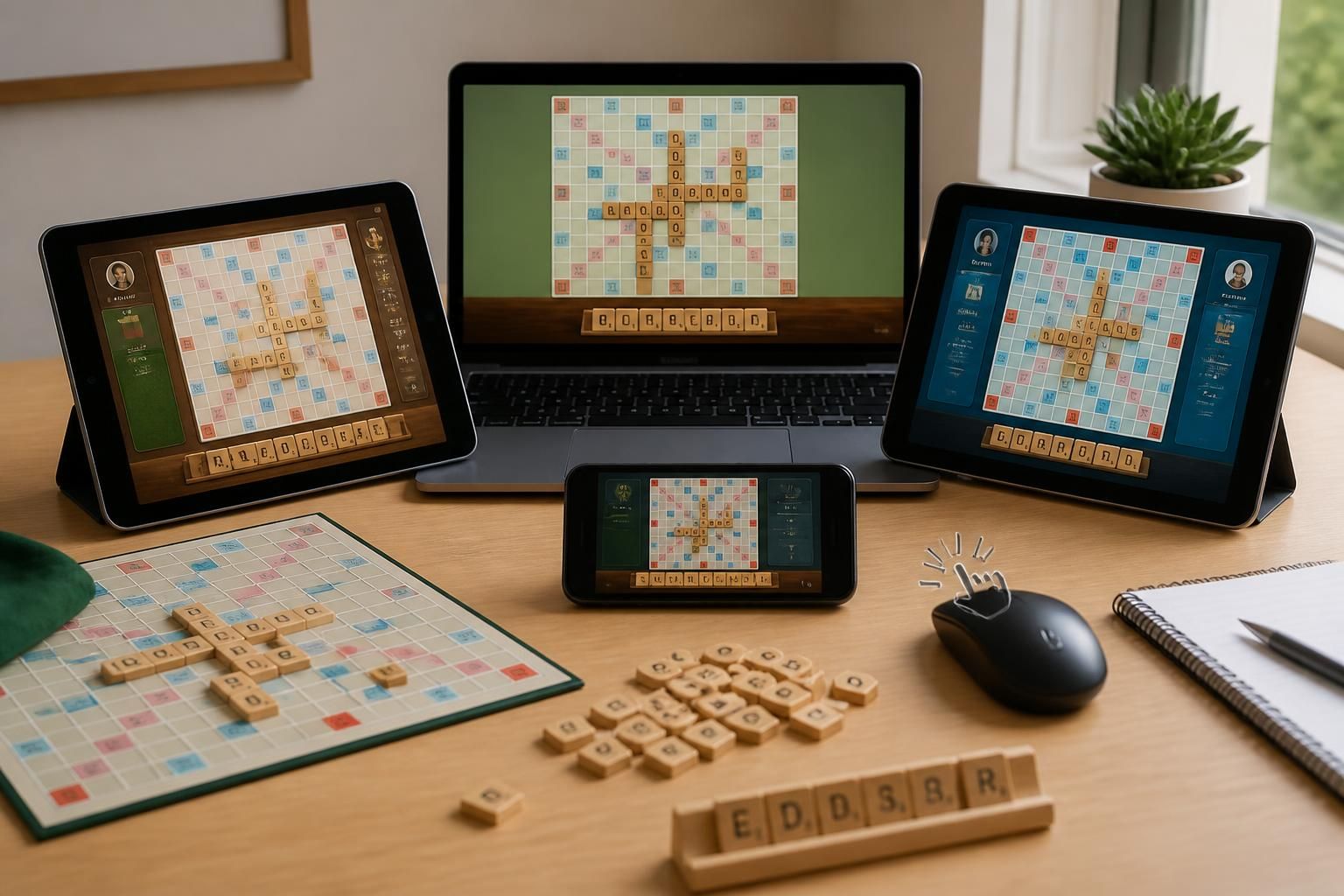 Comparatif des plateformes de jeu de Scrabble gratuit contre l&rsquo;ordinateur clicmouse
