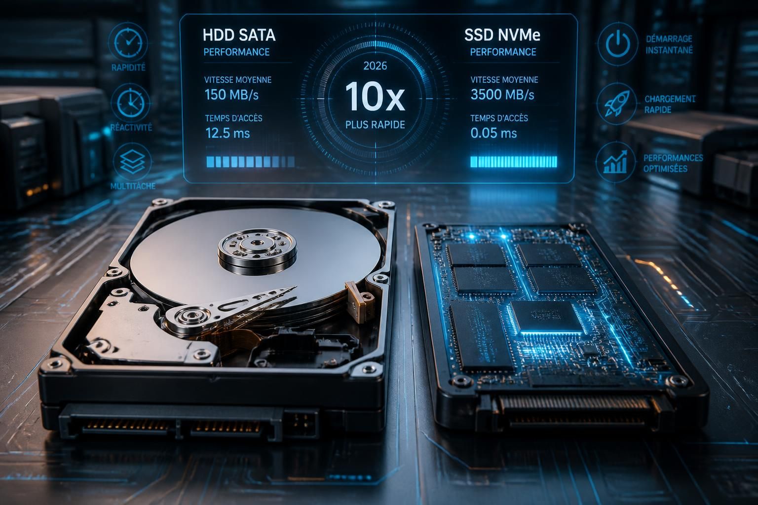 Disque SATA ou SSD : L&rsquo;impact sur les performances de votre système en 2026